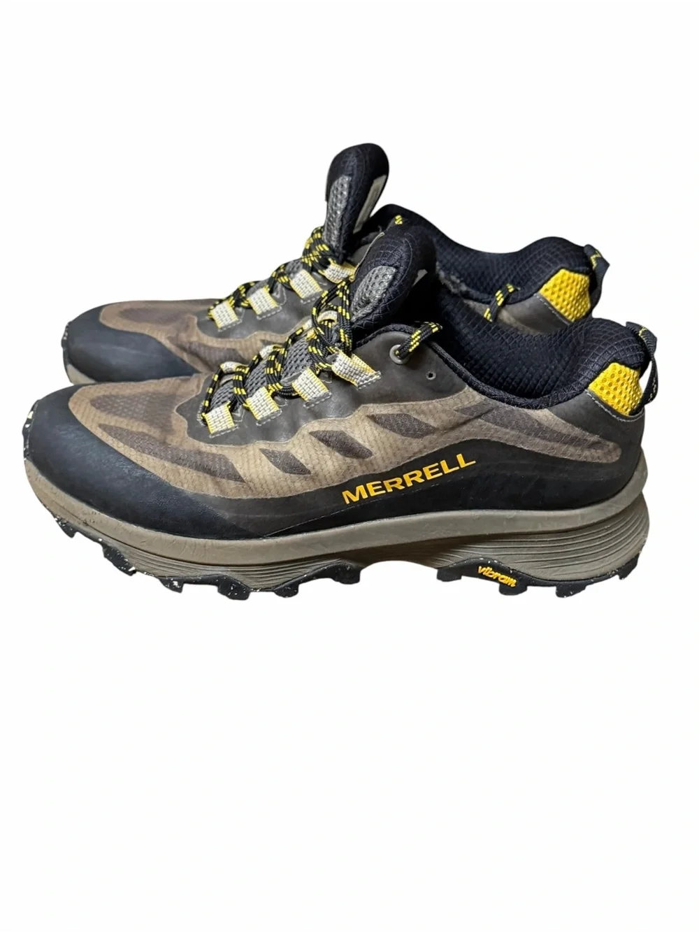 Merrell Shoes Women’s 9 Moab Speed Running Hiking outdoor black brown